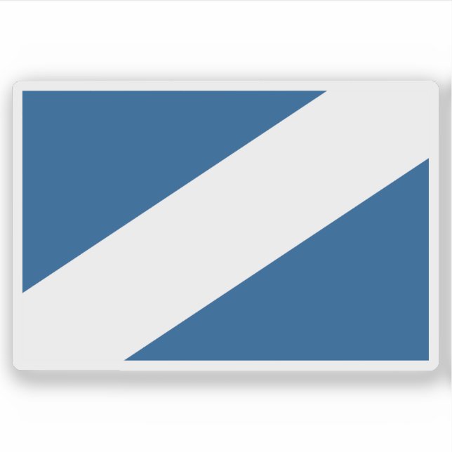 Flagge Westergoa, Niederlande Aufkleber (Vorderseite)