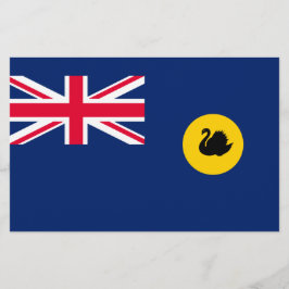 Flagge Western Australien Staat Briefpapier