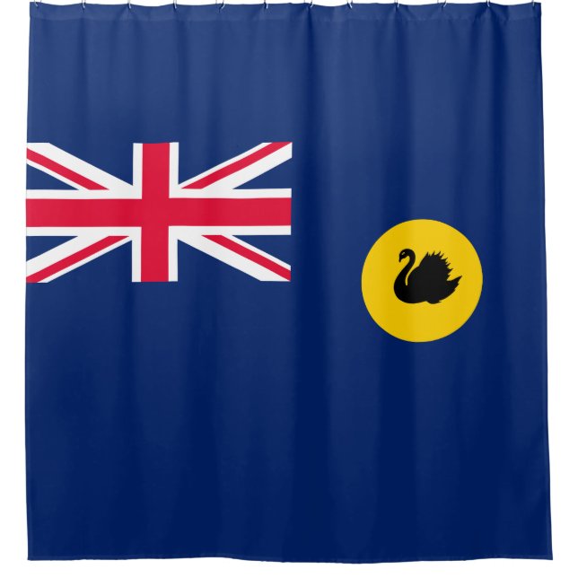 Flagge Western Australien Staat Duschvorhang (Vorderseite)