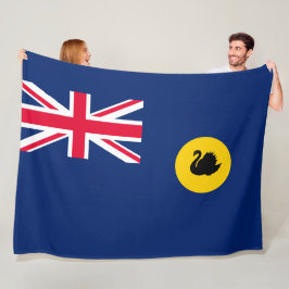 Flagge Western Australien Staat Fleecedecke