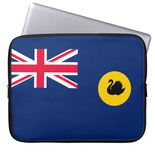 Flagge Western Australien Staat Laptopschutzhülle (Vorderseite)