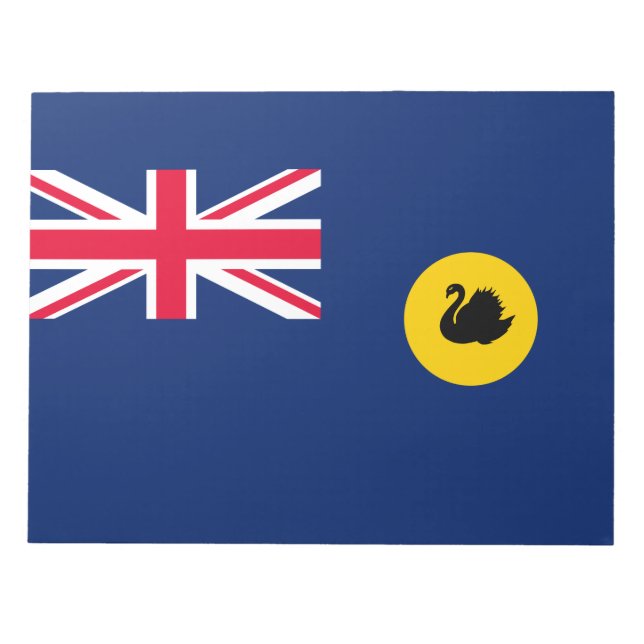 Flagge Western Australien Staat Notizblock (Vorderseite)
