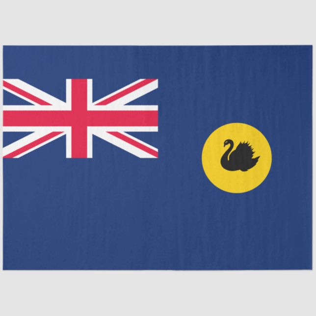 Flagge Western Australien Staat Seidenpapier (Vorderseite)