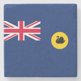 Flagge Western Australien Staat Steinuntersetzer