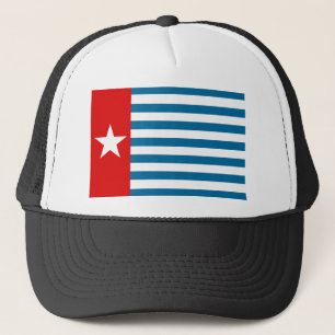 Flagge Westpapuas, Indonesien Truckerkappe