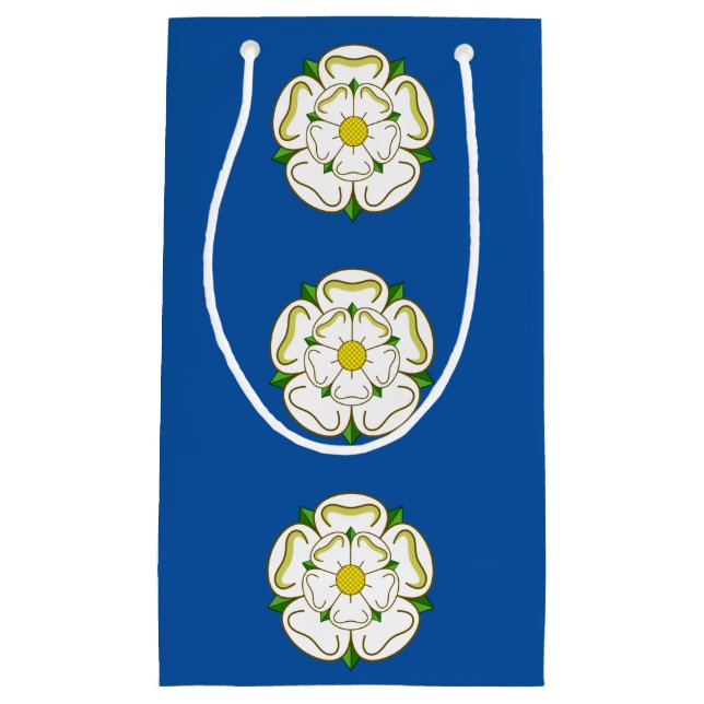 Flagge Yorkshire Small Geschenktasche Kleine Geschenktüte (Vorderseite)