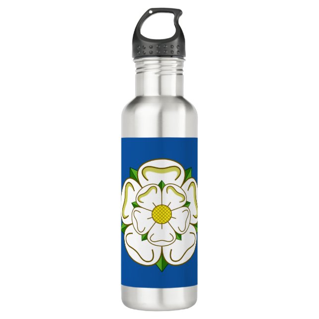 Flagge Yorkshire Stainless Steel Water Bottle Edelstahlflasche (Vorderseite)