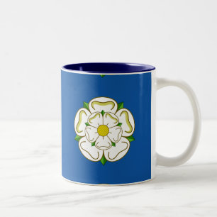 Flagge Yorkshire Zweifarbige Tasse
