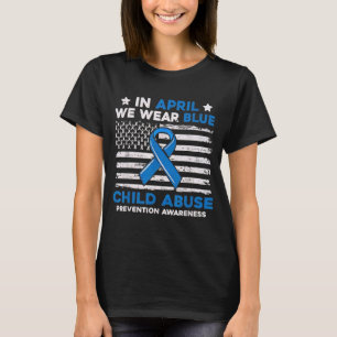 Flagge zur Prävention von Kindesmissbrauch Bewusst T-Shirt