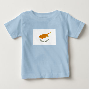 Flagge Zyperns Baby T-shirt