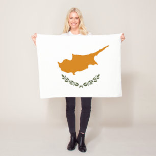 Flagge Zyperns Fleecedecke