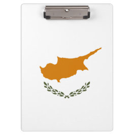 Flagge Zyperns (griechisch-zyprisch) Klemmbrett