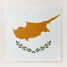 Flagge Zyperns (griechisch-zyprisch) Puzzle