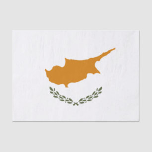 Flagge Zyperns Seidenpapier