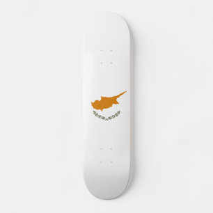Flagge Zyperns Skateboard
