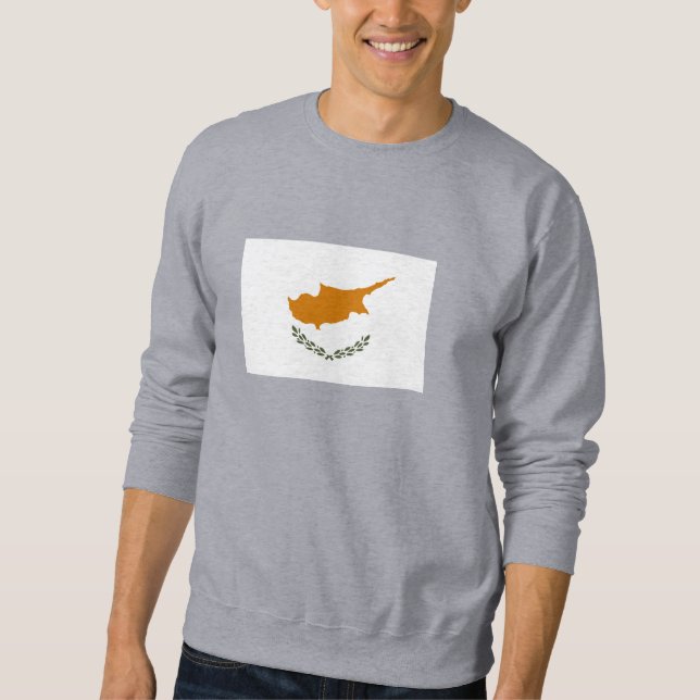 Flagge Zyperns Sweatshirt (Vorderseite)