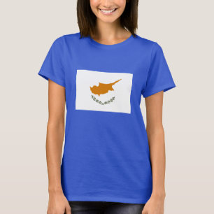 Flagge Zyperns T-Shirt
