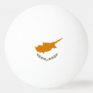 Flagge Zyperns Tischtennisball