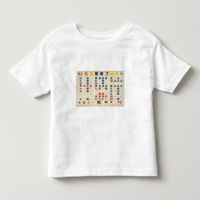 Flaggen, Abzeichen, usw. Kleinkind T-shirt (Vorderseite)