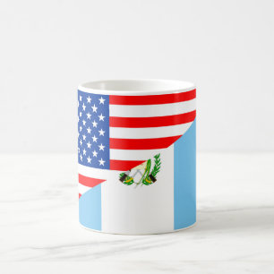 Flaggen-Amerika-Symbol Landes USA Guatemala halbes Tasse