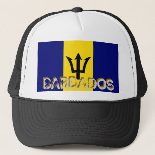 Flaggen-Andenkenhut Barbados barbadischer Truckerkappe