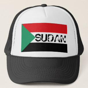 Flaggen-Andenkenhut Sudans sudanischer Truckerkappe