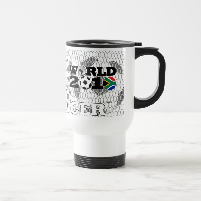 Flaggen-Ball-Reise-Tasse der Reisebecher (Rechts)