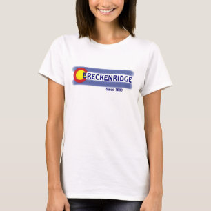 Flaggen-Dament-stück Breckenridges Colorado T-Shirt