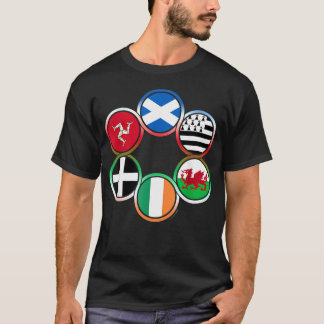 Flaggen der keltischen Nationen T-Shirt