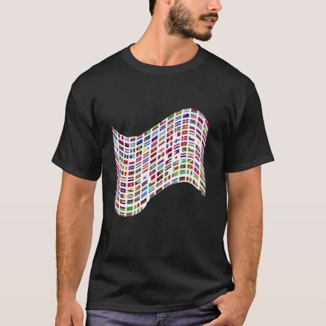 Flaggen der Länder der Welt - 287 Flaggen - Inter T-Shirt (Vorderseite)