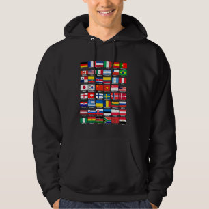Flaggen der Länder der Welt - Internationale Hoodie