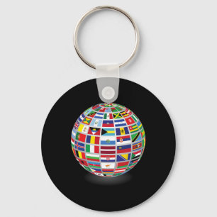 Flaggen der Länder der Welt Schlüsselanhänger