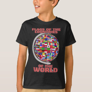 Flaggen der Länder der Welt T-Shirt