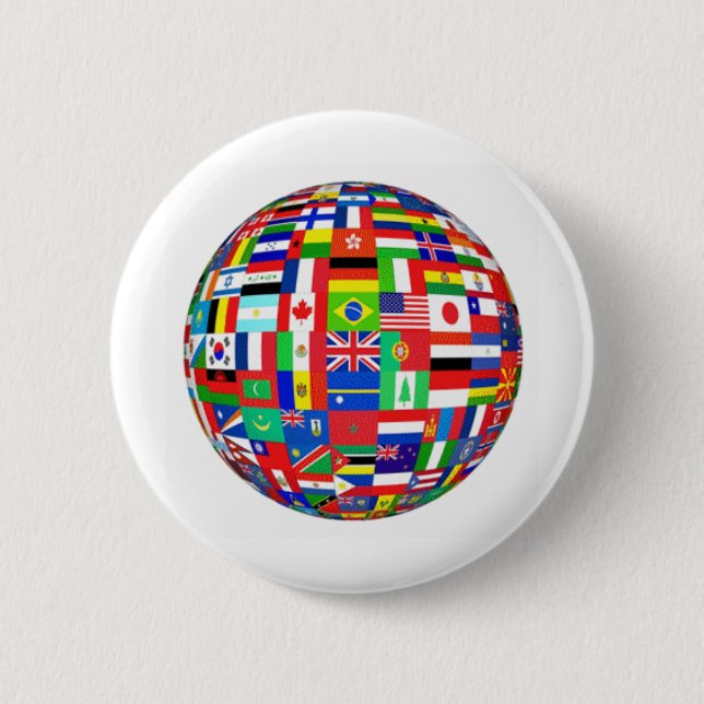 Flaggen der Welt Button (Vorderseite)
