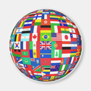 Flaggen der Welt Magnet