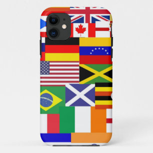 Flaggen der Welt sammeln iPhone 11 Hülle