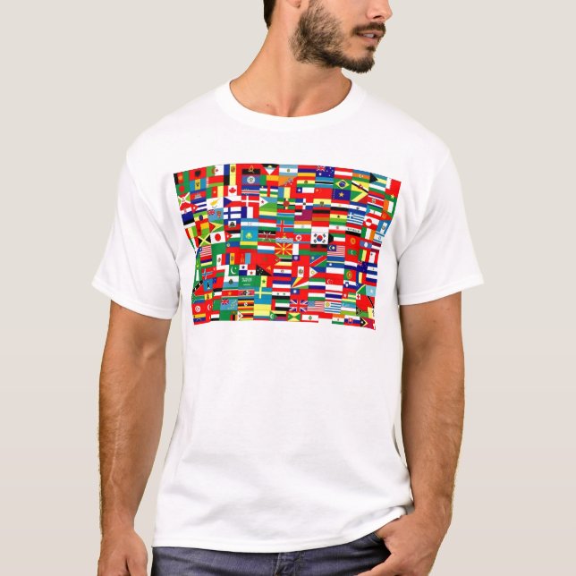 FLAGGEN DER WELT T-Shirt (Vorderseite)