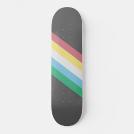 Flaggen des Schwerpunkts Behinderung Skateboard