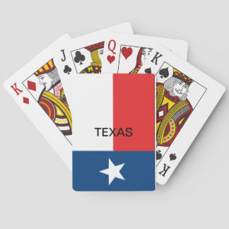 Flaggen des Staates Texas Spielkarten