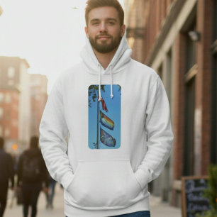 Flaggen des Stolzes USA Regenbogen Friedens Bär Br Hoodie