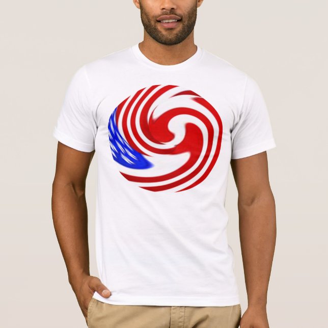 Flaggen des Whirl T-Shirt (Vorderseite)