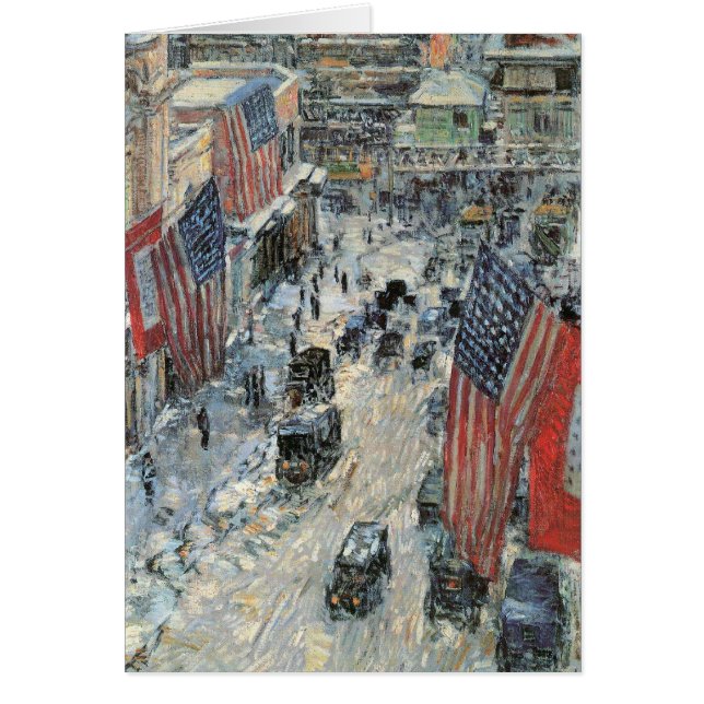 Flaggen in der 57th Street von Frederick Childe Ha (Vorne)