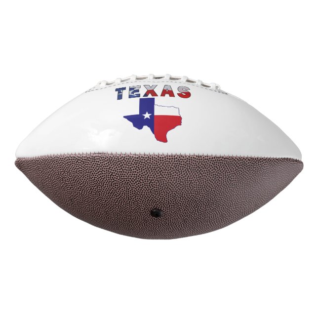 Flaggen-Karte mit Texas Football (Gedreht 270)