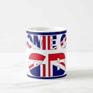 Flaggen-Olympia-Andenken-Tasse GB-Teams BRITISCHE Tasse