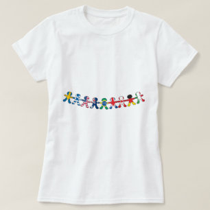 Flaggen-Papierpuppen T-Shirt
