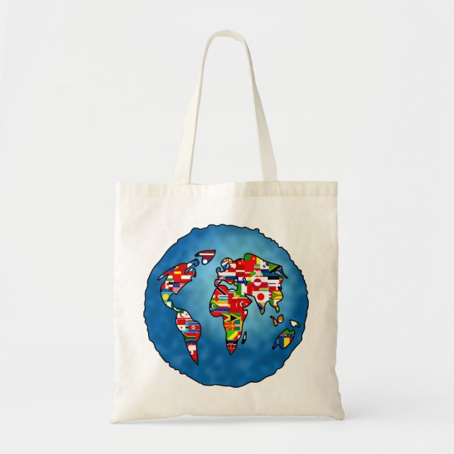 Flaggen-Planet Tragetasche (Vorne)