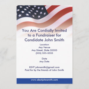 Flaggen-politische Einladung