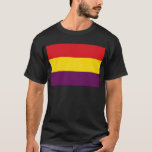 Flaggen-Republik von Spanien - Bandera República T-Shirt<br><div class="desc">Flagge von Spanien,  Bandera de España,  Bandera Española,  De España Bandera de la República.</div>