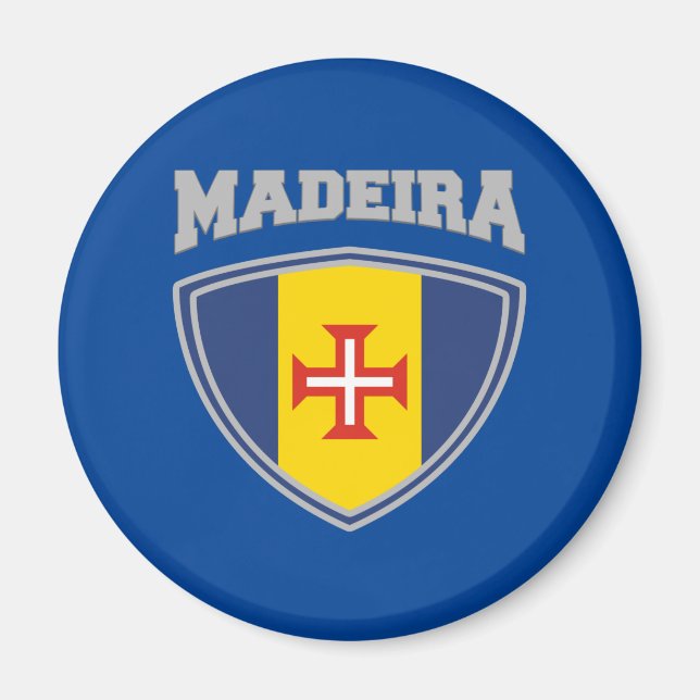 Flaggen-Schild Madeira Magnet (Vorne)