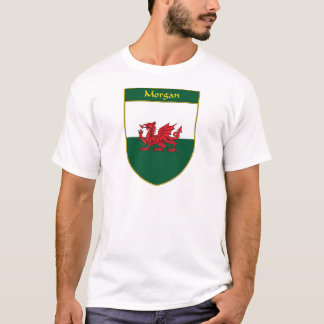 Flaggen-Schild Morgans Waliser T-Shirt